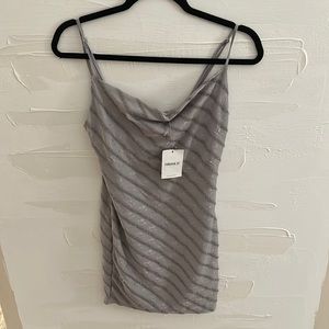 Forever21 dress Shortie Silver small